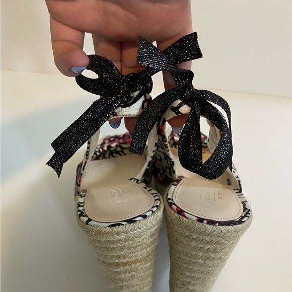 Coach Maritza Poppy Flower Wedge Sandals - Picture 4 of 9